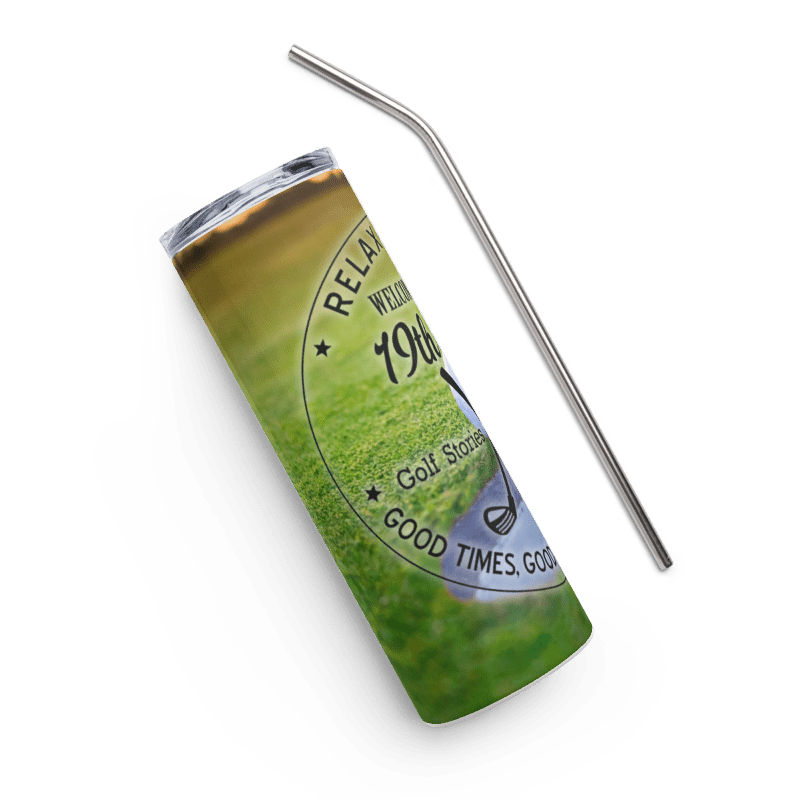 Unique Personalized 19th Hole Tumbler Customized Tumbler Gifts for Men by Groovy Guy
