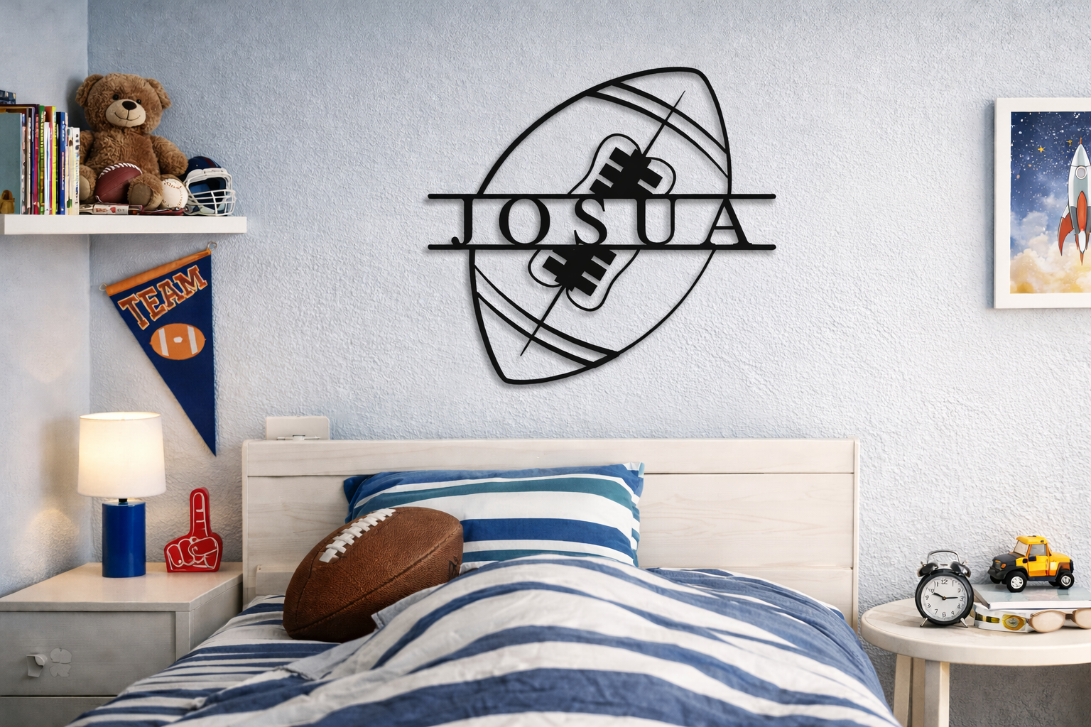 Personalized Football Sign