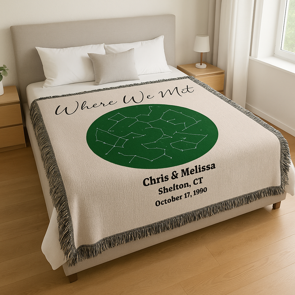 Where We Met Custom Blanket