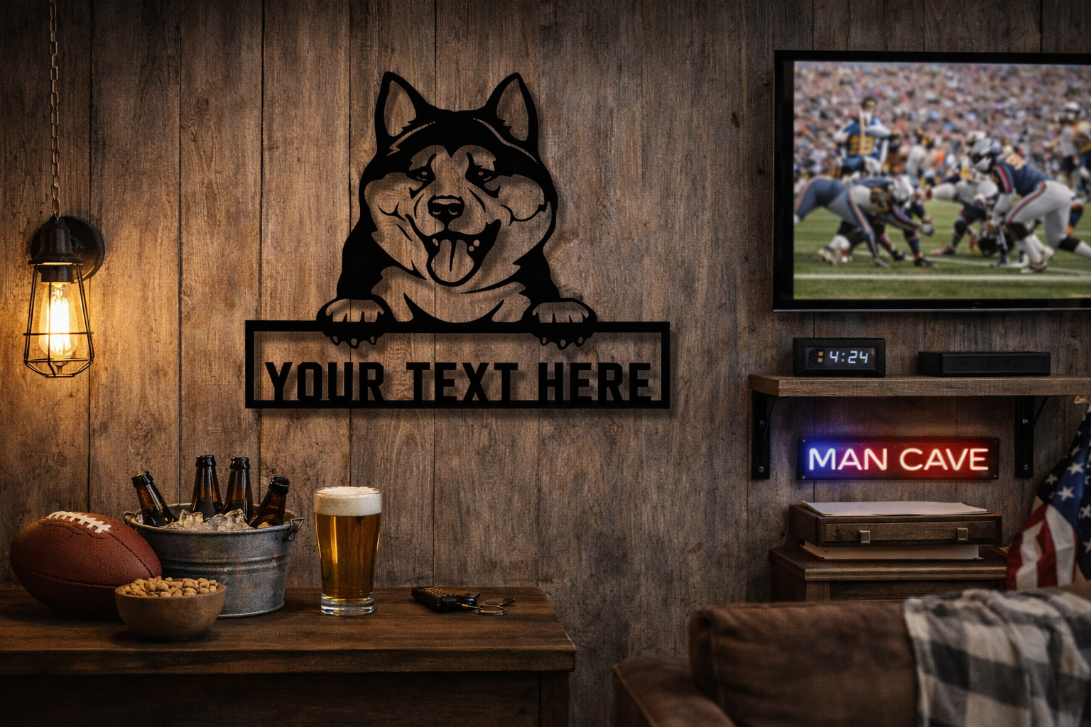 Custom Dog Metal Sign