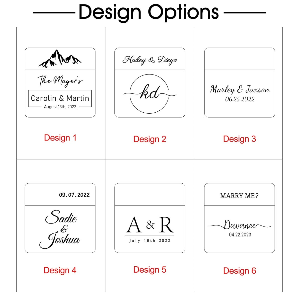 Unique Personalized Engagement Ring Box Customized Ring Gifts for Men by Groovy Guy