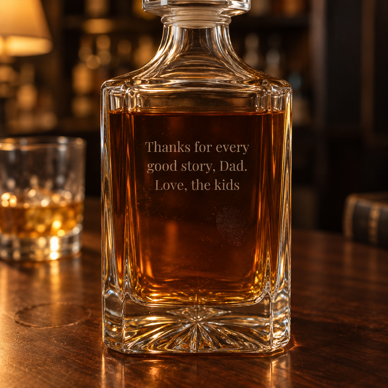 Longhorn Distillery Personalized Whiskey Decanter