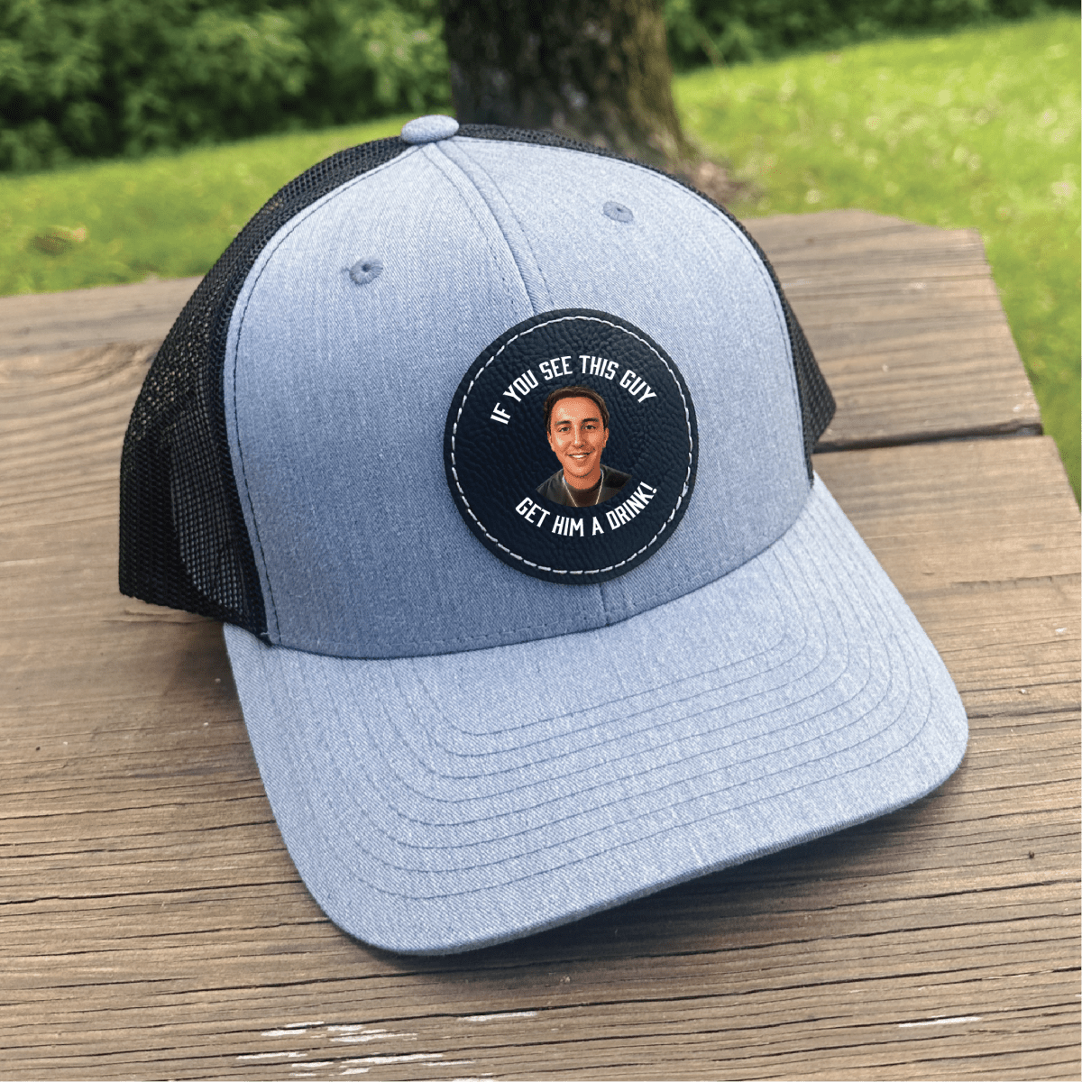 Unique Personalized Signature Snap Hat Customized Hat Gifts for Men by Groovy Guy