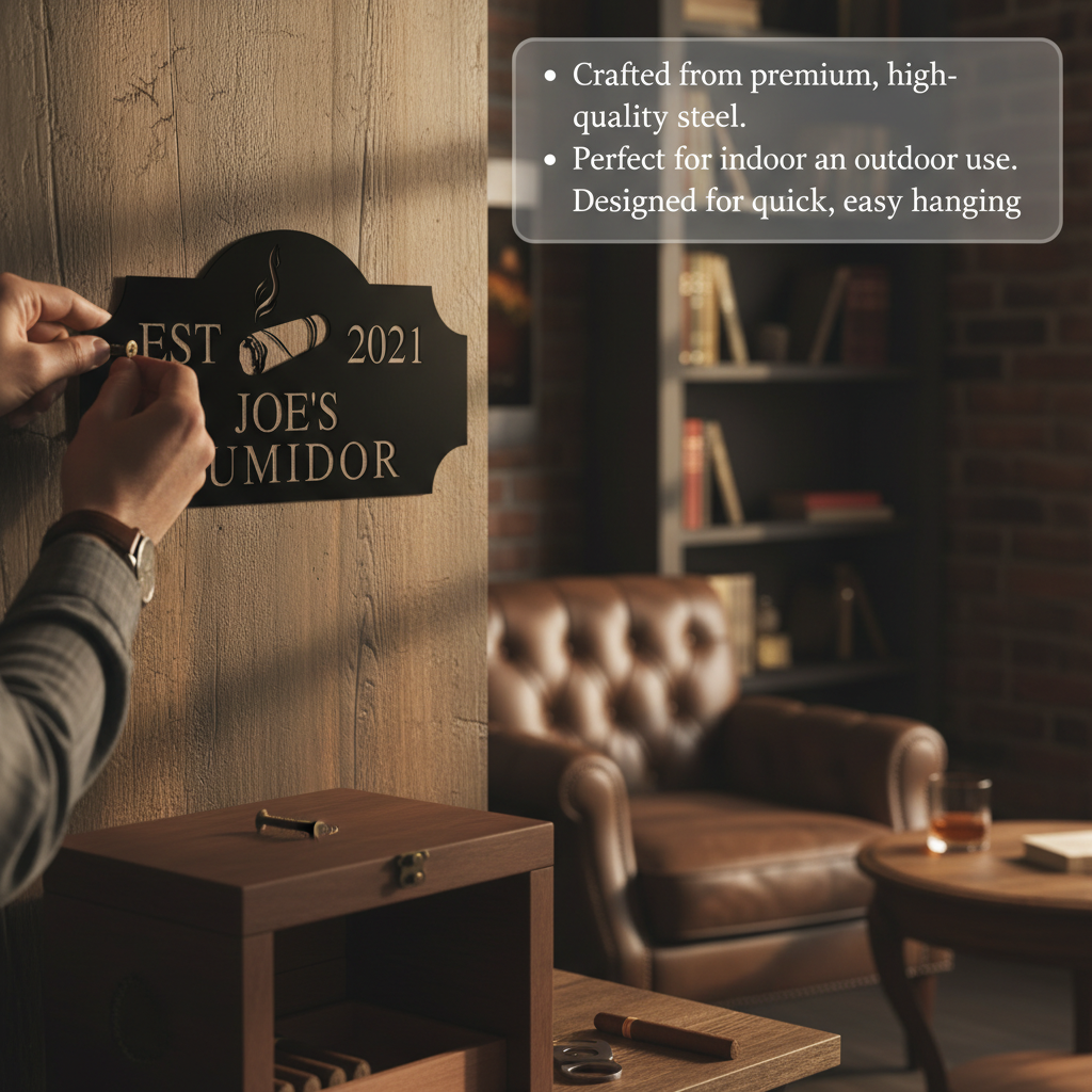 Custom Cigar Sign