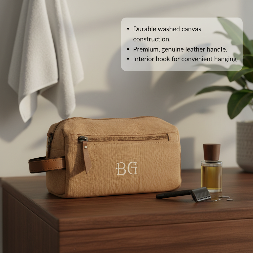 Personalized Gentleman’s Toiletry Bag