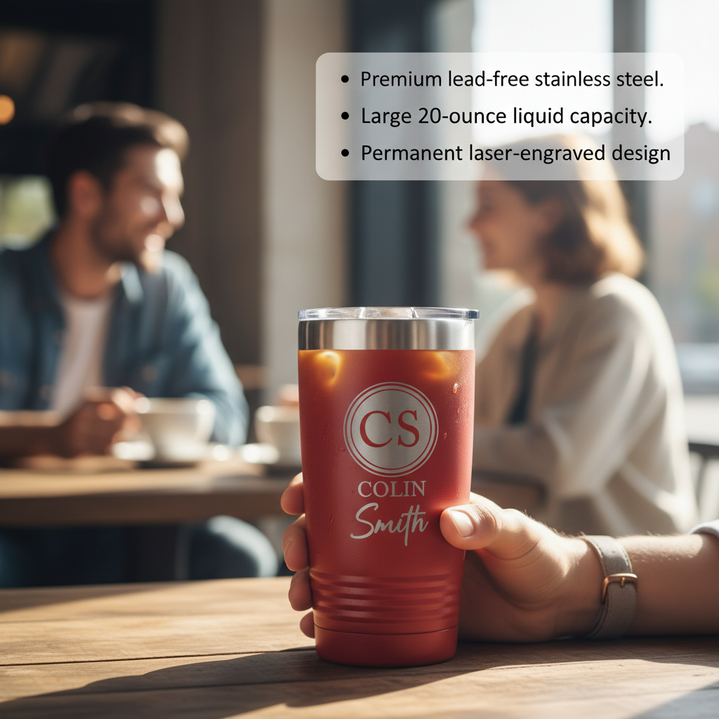 Monogram Initial Tumbler