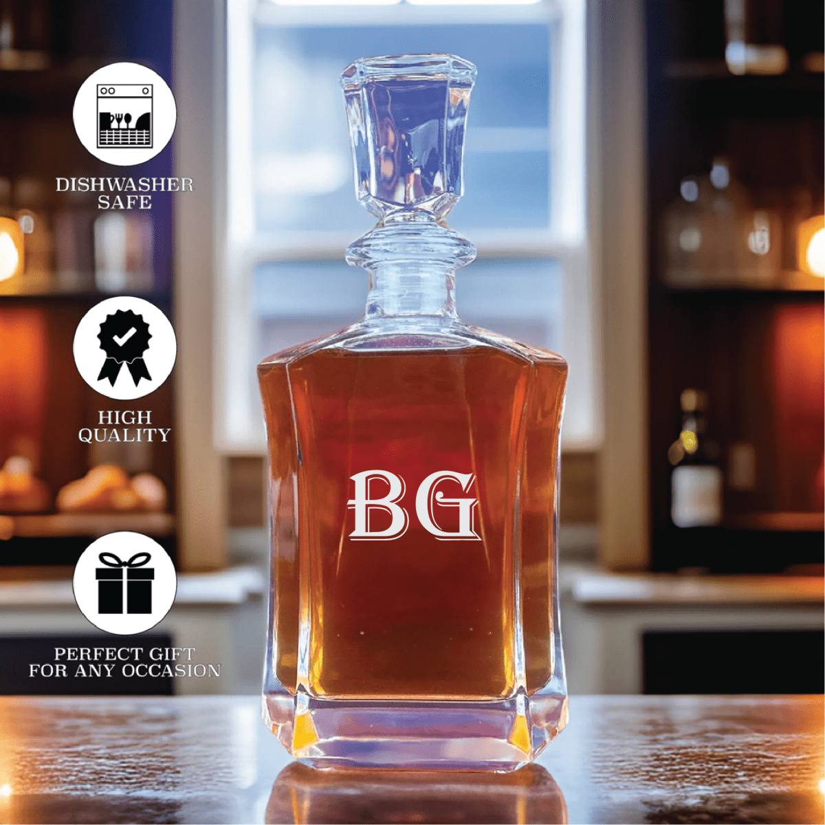 Unique Personalized Custom Build Your Own Barware Gift Set Customized Whiskey Gifts for Men by Groovy Guy