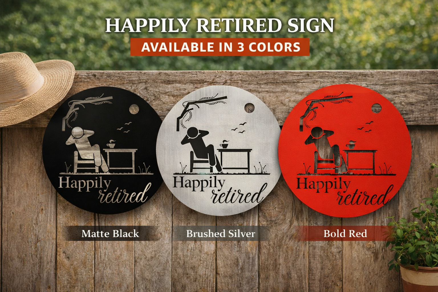 Custom Retirement Sign