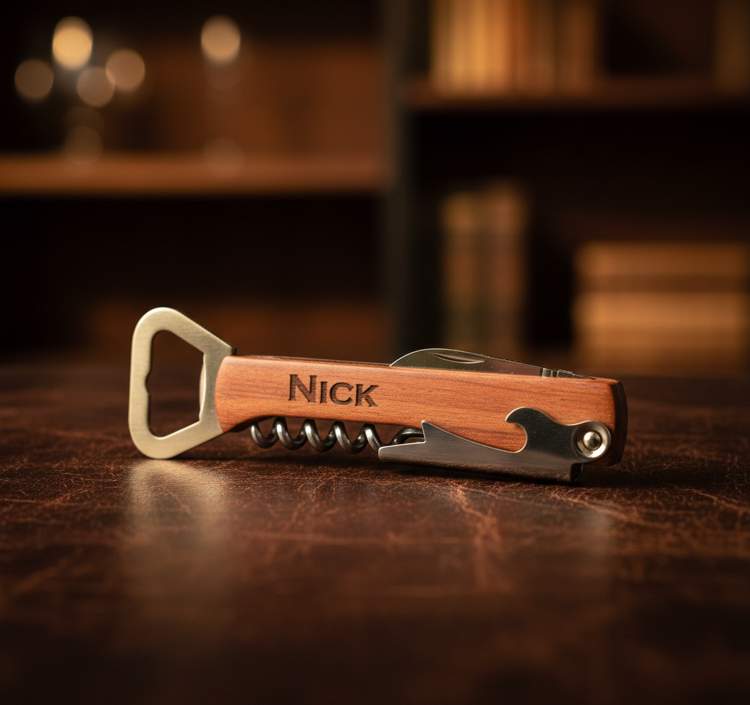 Personalized Corkscrew Multi-Tool
