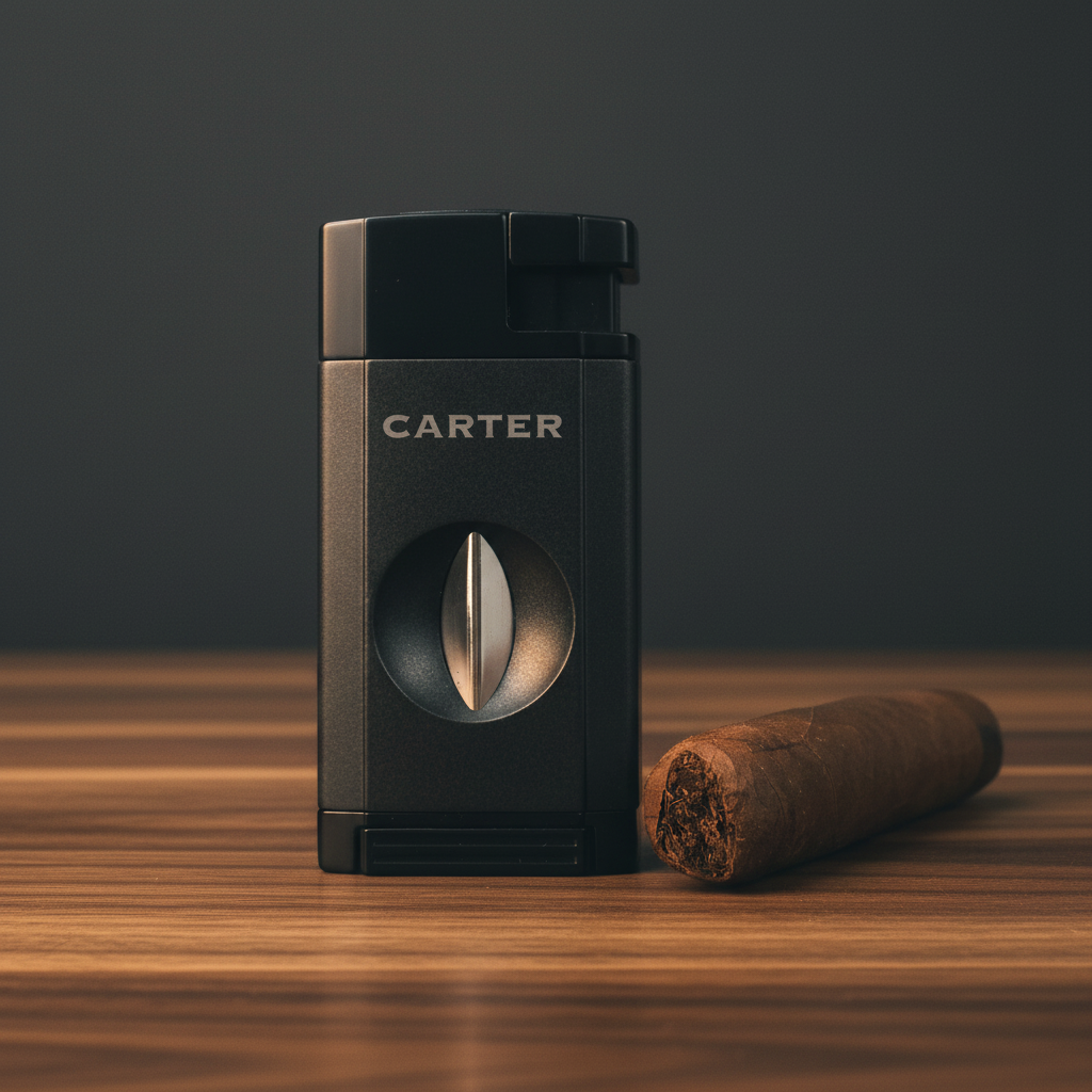 Double Torch Personalized V-Cut Lighter