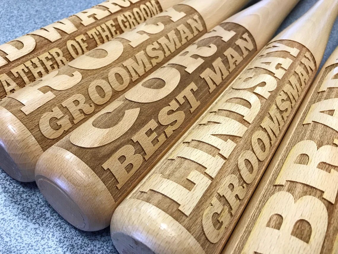 Custom Engraved Baseball Bat Gift