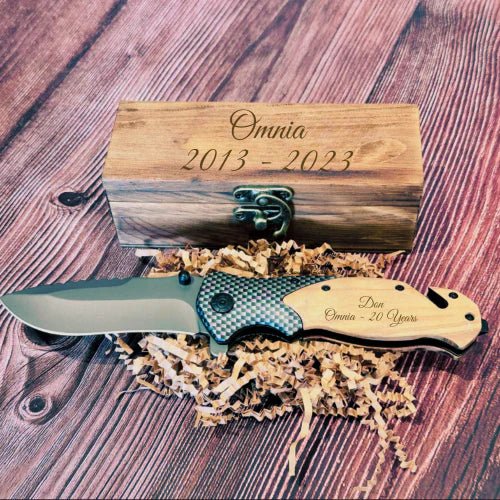 Unique Personalized Custom Occasions Cutter Customized Knife Gifts for Men by Groovy Guy