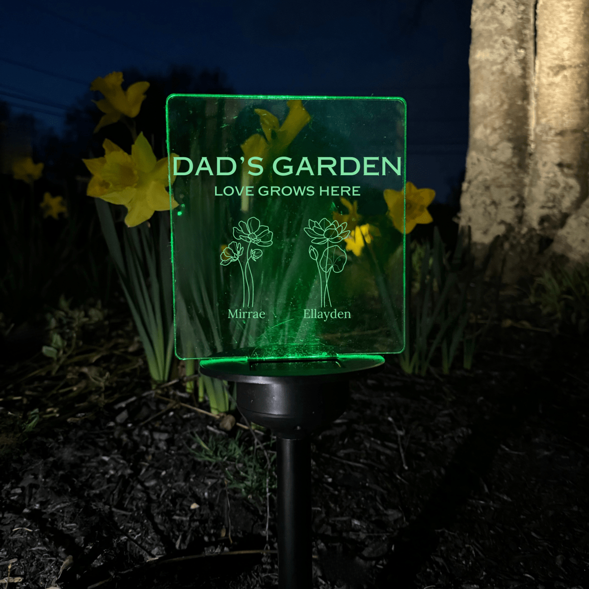 Unique Personalized Garden Sign Father's Day Customized Fathers Day Gifts for Men by Groovy Guy