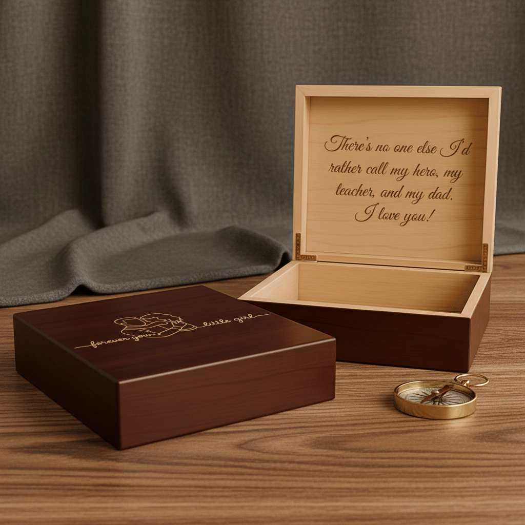 Forever Your Little Girl Memory Box