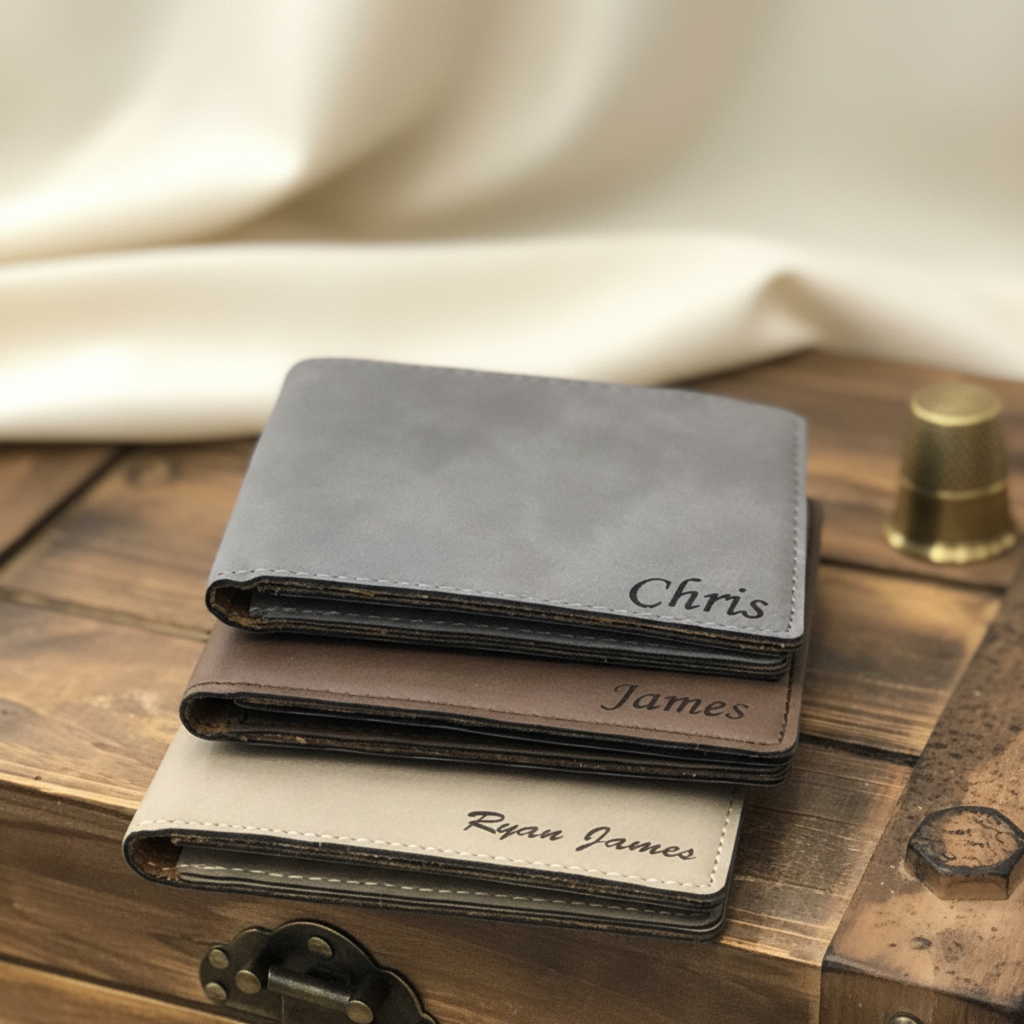 Executive Personalized Leatherette Wallet
