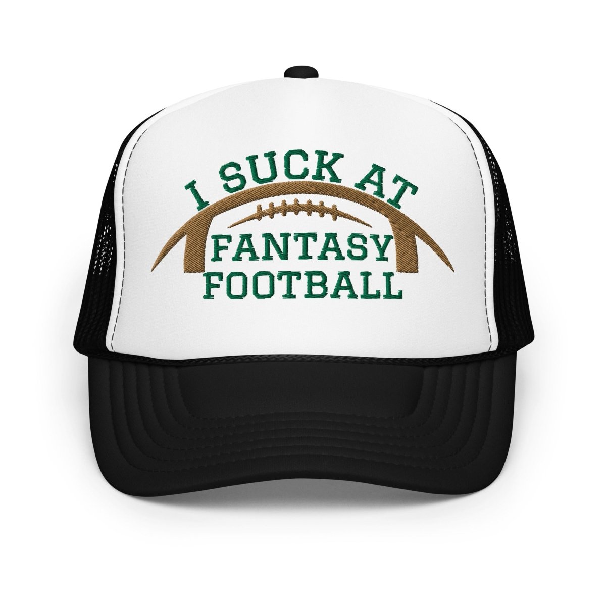Unique Personalized I Suck at Fantasy Football Hat Customized Gifts for Men by Groovy Guy