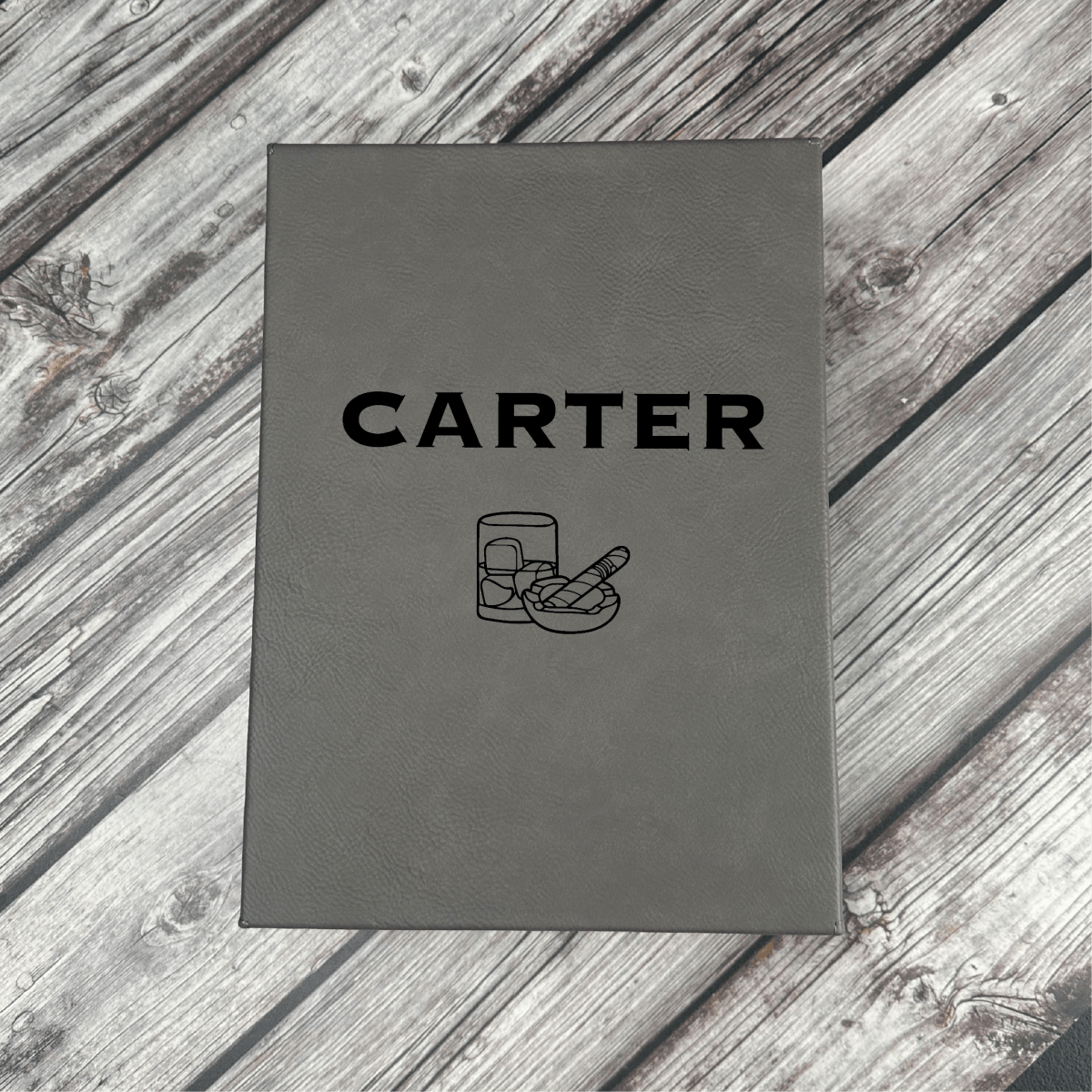 Unique Personalized Traveler's Trove Luxury Cigar Set Customized Cigar Gifts for Men by Groovy Guy