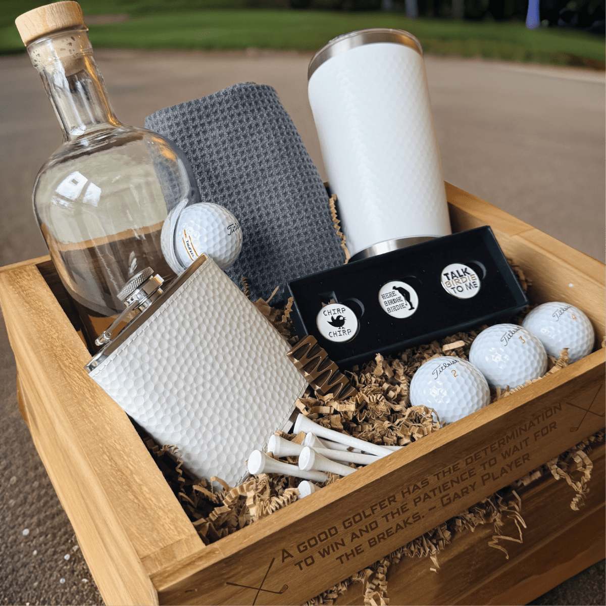 Full Ultimate Golf Set in Wooden Crate