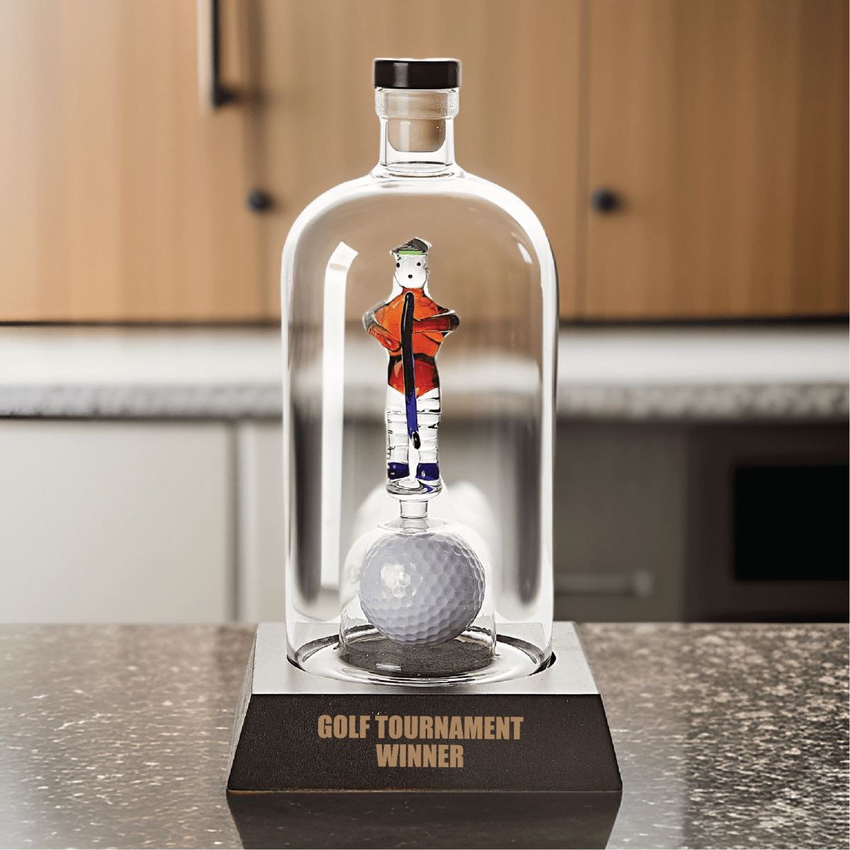 Unique Personalized Golfer Decanter Customized Decanter Gifts for Men by Groovy Guy