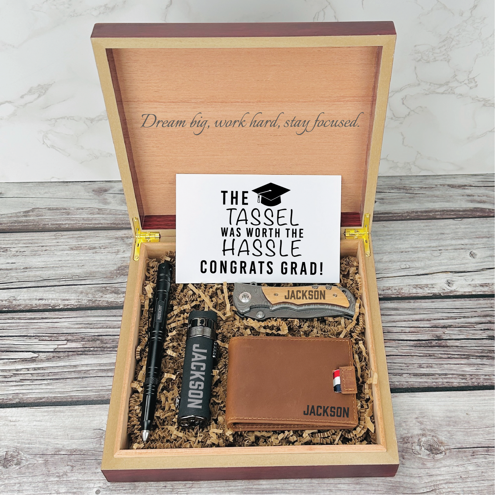 Prestige Scholar Personalized Graduation Gift Set