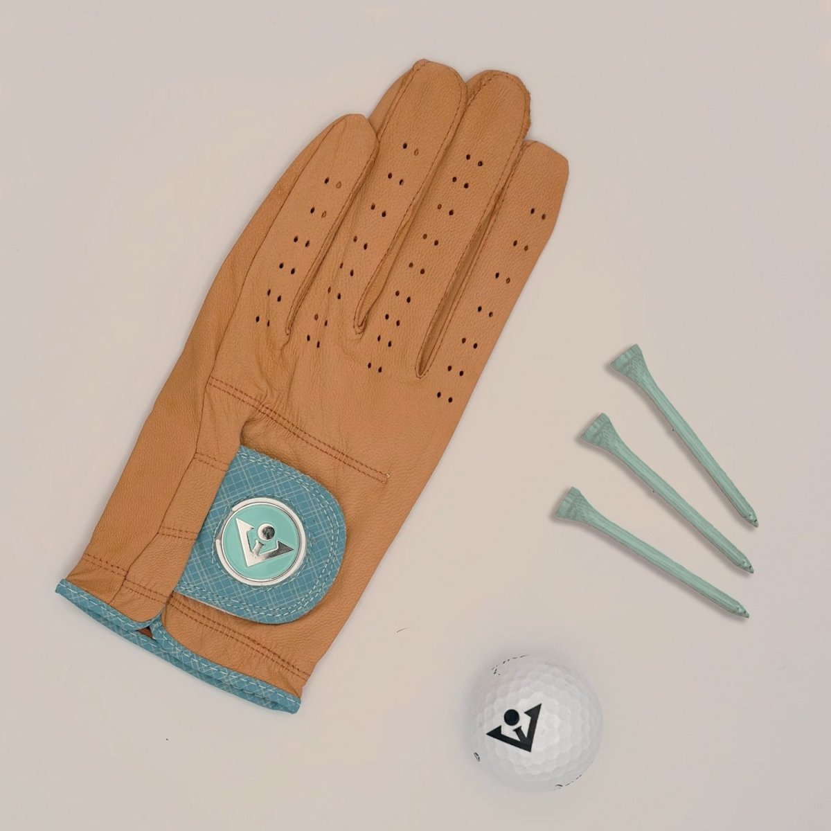 Unique Personalized Harlem Heritage | Men's Orange Golf Glove Customized Men Sized Golf Gloves Gifts for Men by Groovy Guy
