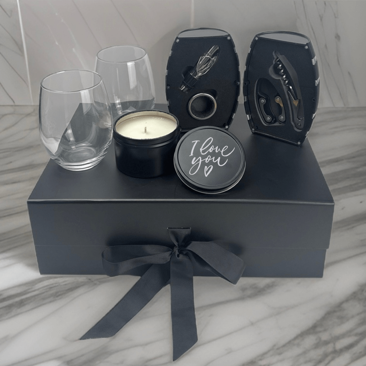 Unique Personalized Serenity Sips Gift Set Customized Gift Sets Gifts for Men by Groovy Guy