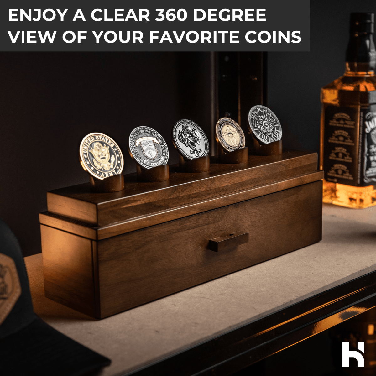 Unique Personalized The Coin Deck Customized Gifts for Men by Groovy Guy