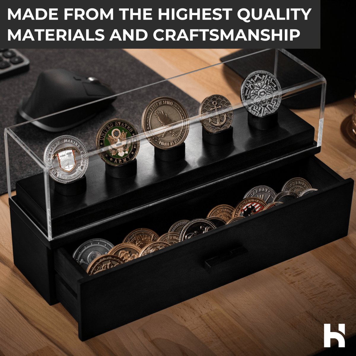 Unique Personalized The Coin Deck Customized Gifts for Men by Groovy Guy