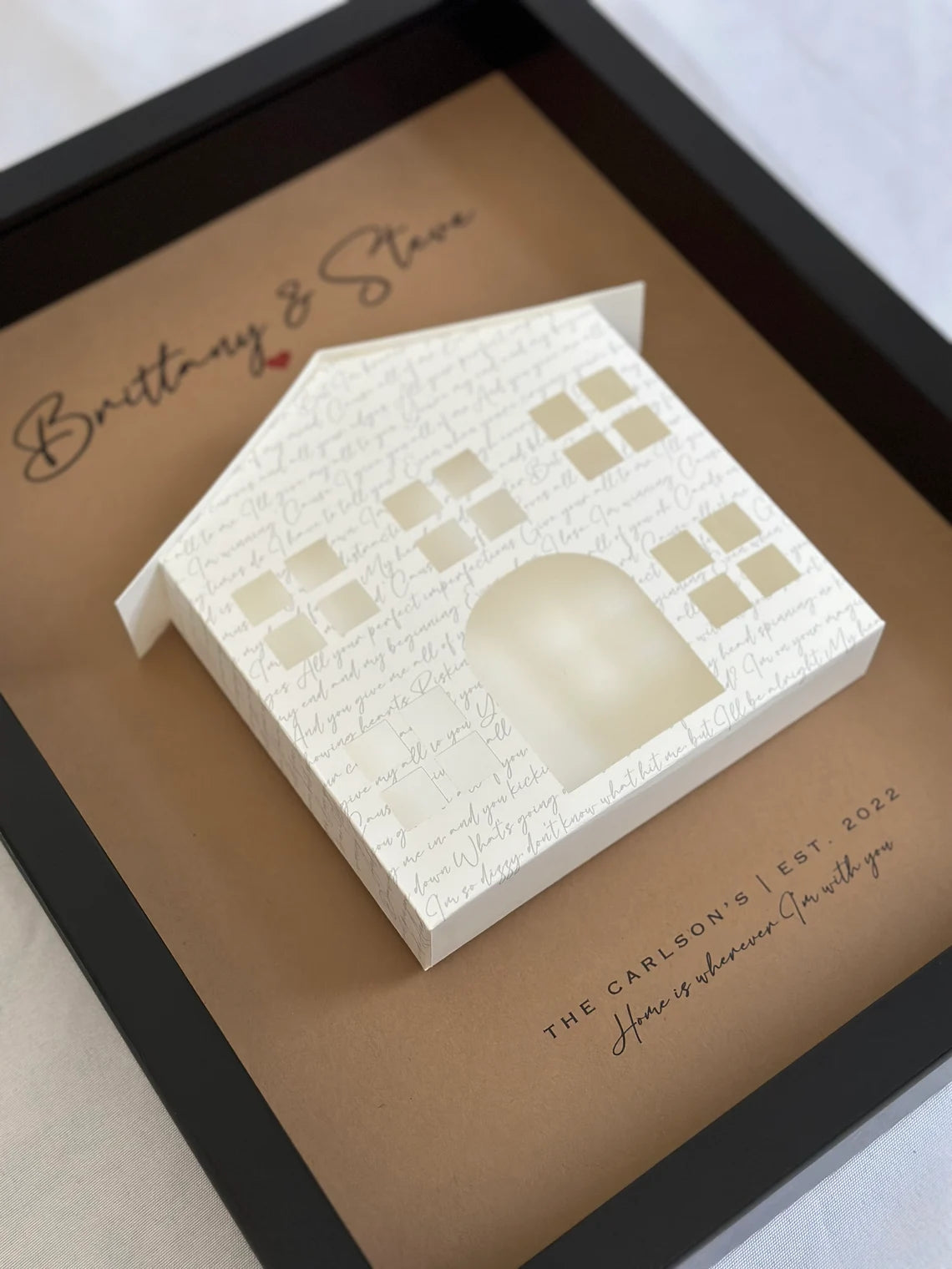 Unique Personalized Melody Of Memories Shadow Box Customized Gifts for Men by Groovy Guy