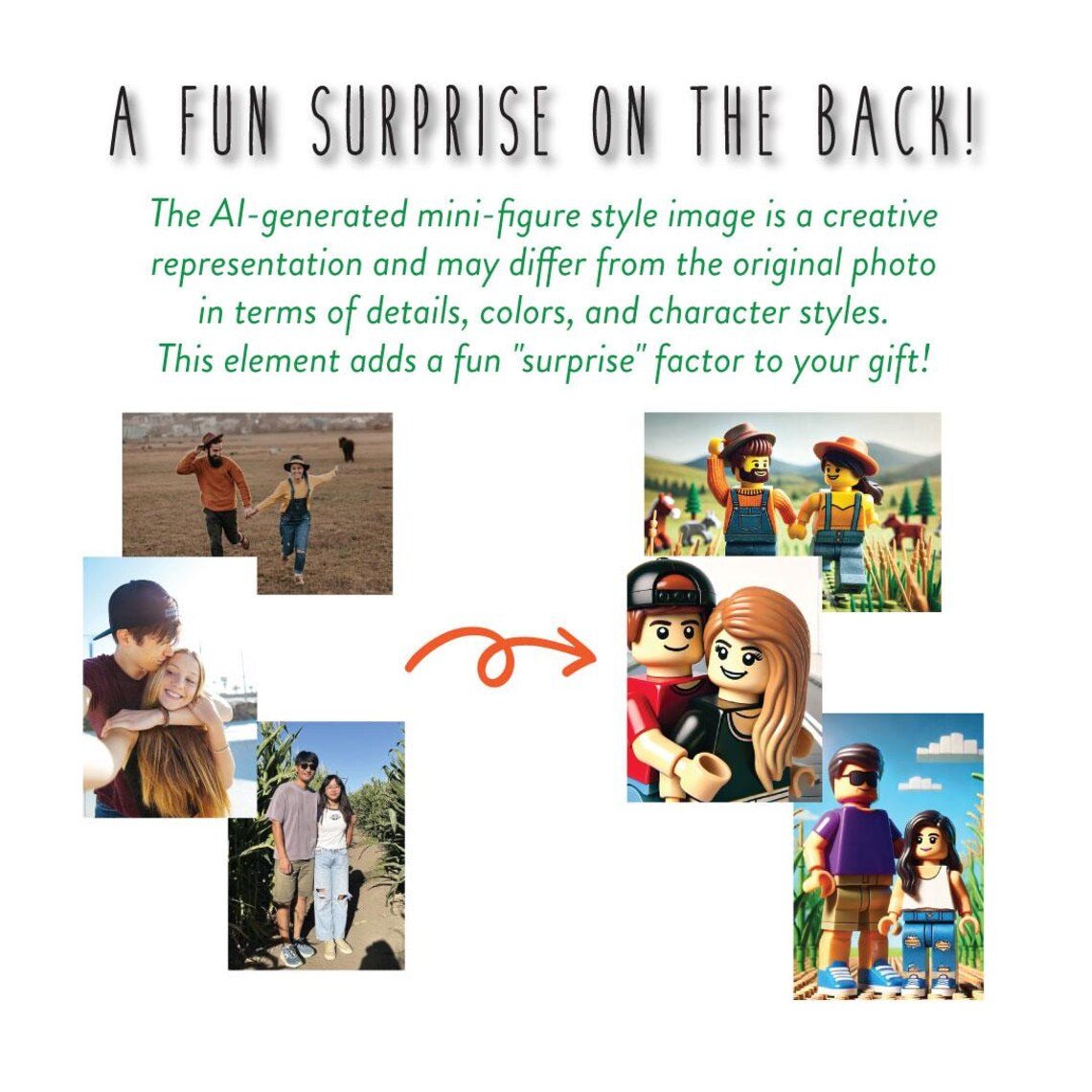 Unique Personalized Mini - Figure Brick Photo Puzzle Customized Gifts for Men by Groovy Guy