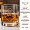 Personalized Est. Mom or Dad Engraved Glass — Whiskey, Wine, Pint, Mug, or Beer Can