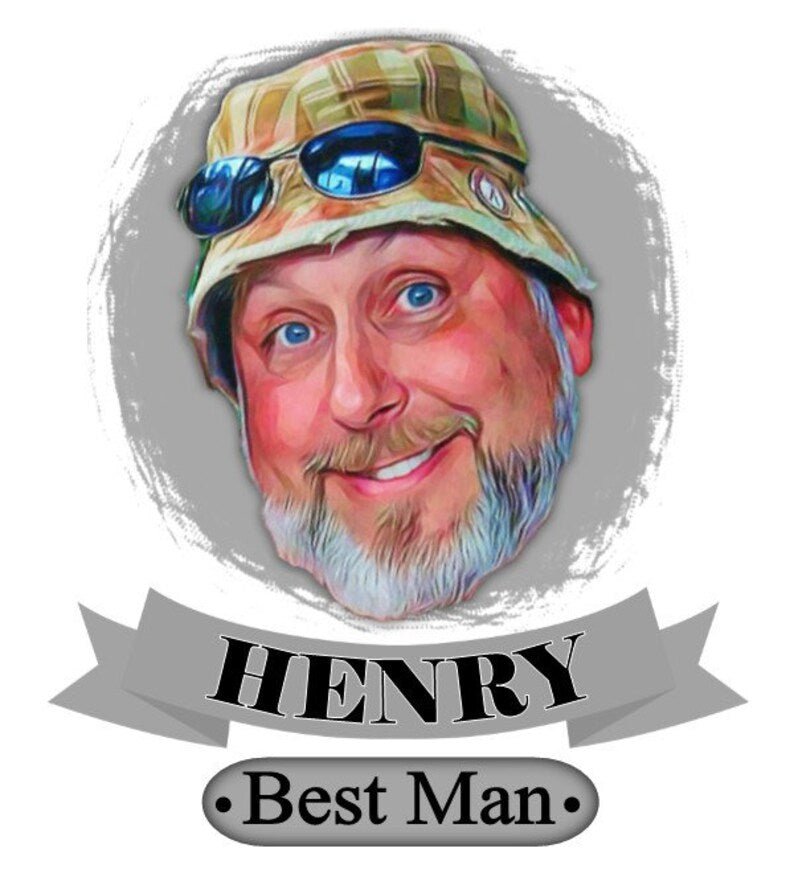 Unique Personalized Mugshot Travel Mate Customized Groomsmen Gifts Gifts for Men by Groovy Guy