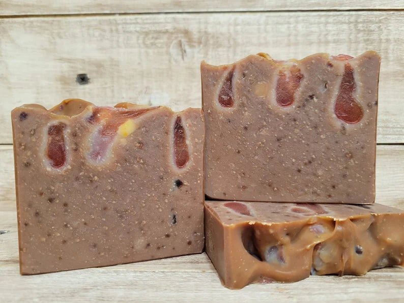 Unique Personalized Tobacco & Cherrywood Soap Customized Bar Soap Gifts for Men by Groovy Guy