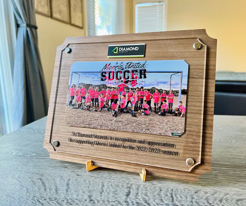 Unique Personalized Custom Sport Plaque Customized Sports Gifts for Men by Groovy Guy