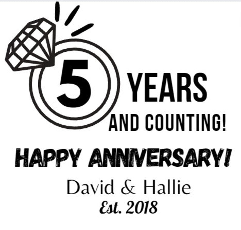 Unique Personalized Etched Anniversary Cutting Board Customized Cutting Boards Gifts for Men by Groovy Guy