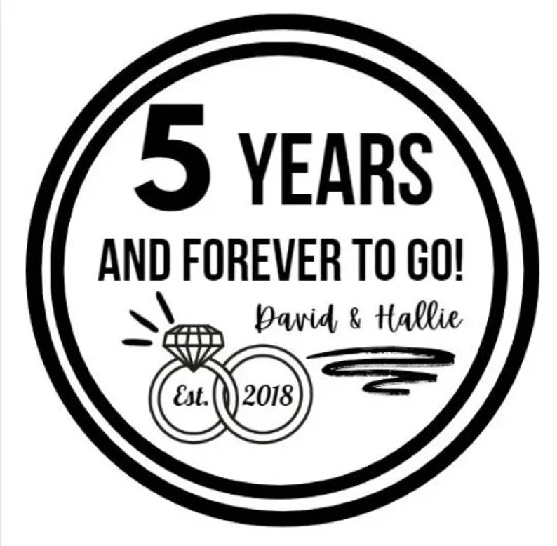 Unique Personalized Etched Anniversary Cutting Board Customized Cutting Boards Gifts for Men by Groovy Guy