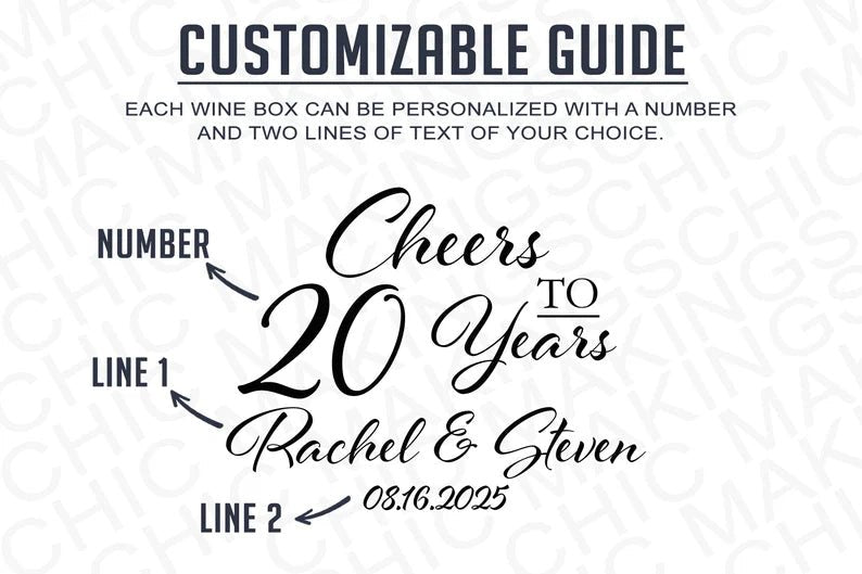 Unique Personalized Cheers Anniversary Wine Gift Customized Anniversary Gifts for Men by Groovy Guy