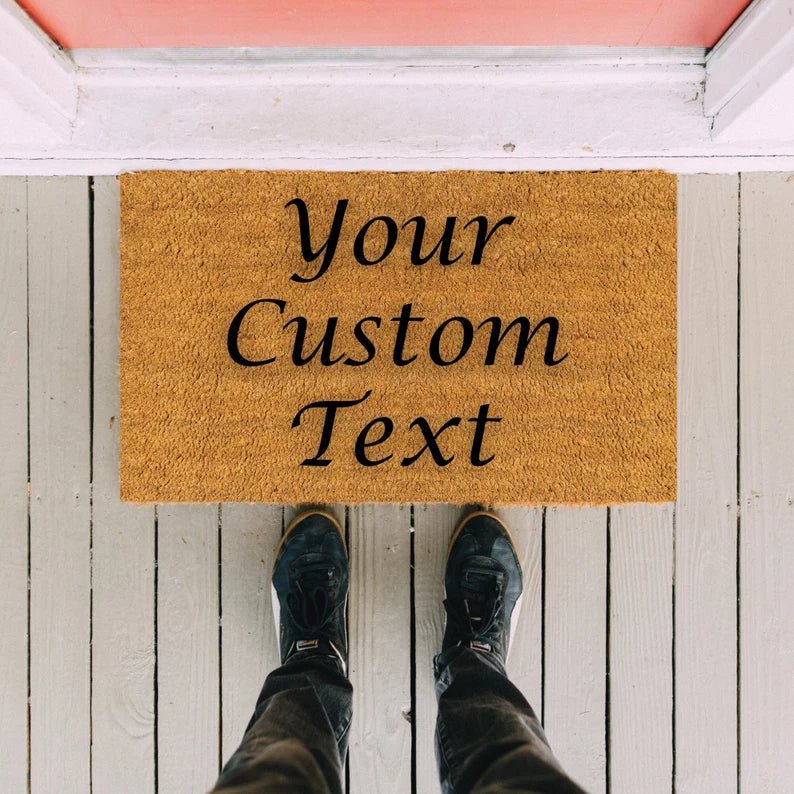 Unique Personalized Personalized Welcome Doormat Customized housewarming gift Gifts for Men by Groovy Guy