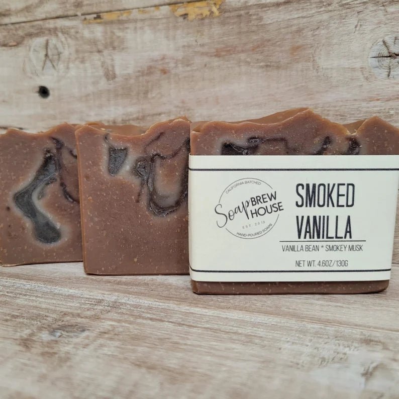 Unique Personalized Smoked Vanilla Soap Customized Bar Soap Gifts for Men by Groovy Guy