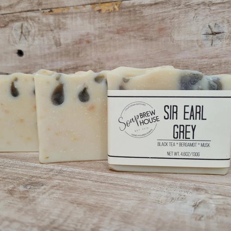 Unique Personalized Sir Earl Grey Soap Customized Bar Soap Gifts for Men by Groovy Guy