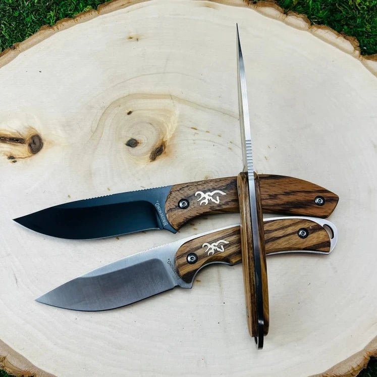 Unique Personalized Engraved Browning Hunting Knife Customized Knife Gifts for Men by Groovy Guy