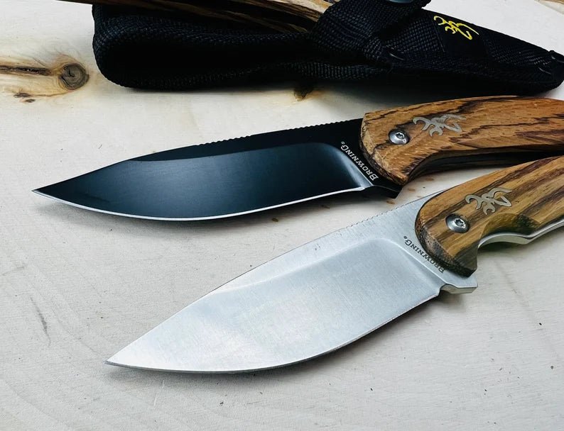 Unique Personalized Engraved Browning Hunting Knife Customized Knife Gifts for Men by Groovy Guy