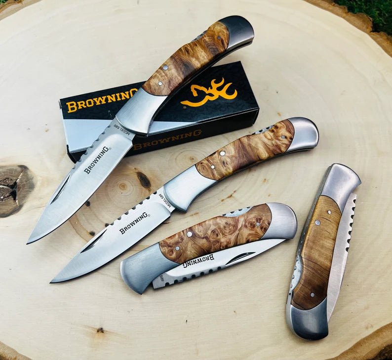 Unique Personalized Custom Groomsmen Folding Knife Customized Knife Gifts for Men by Groovy Guy