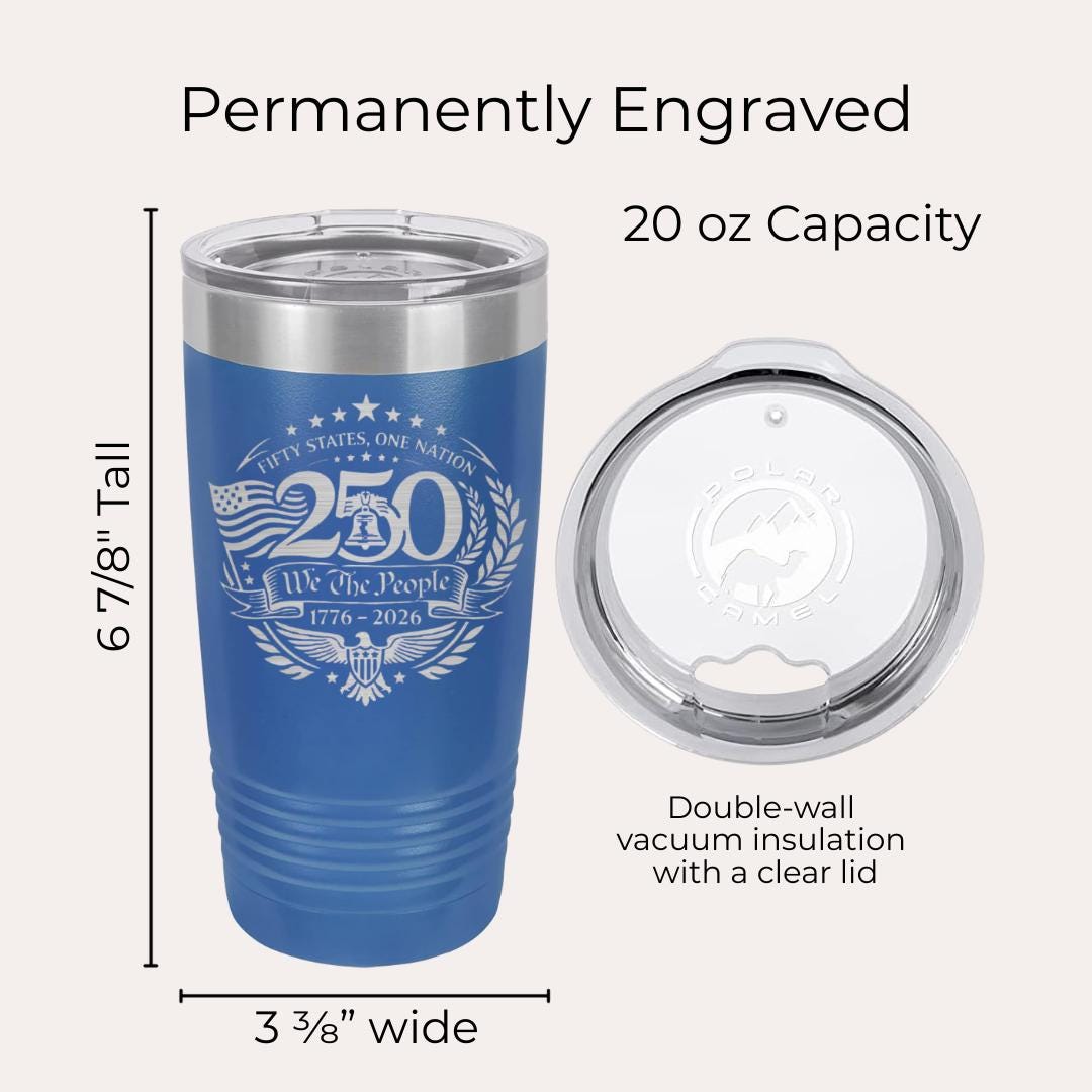 Dimensions: 6 7/8 inches tall by 3 3/8 inches wide, 20 oz capacity, double-wall vacuum insulation