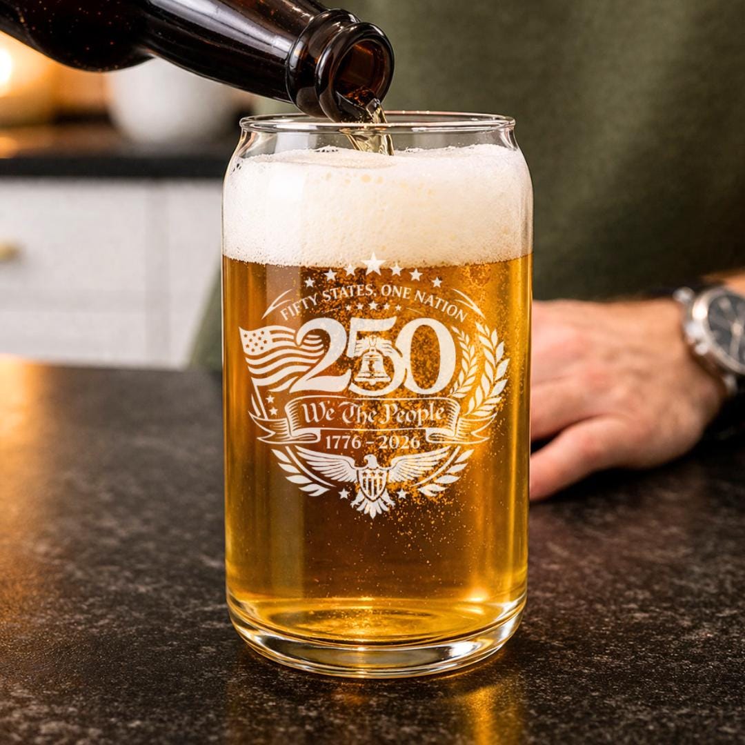 Patriotic glassware lifestyle