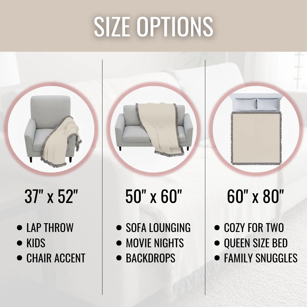 Animated Woven Photo Blanket