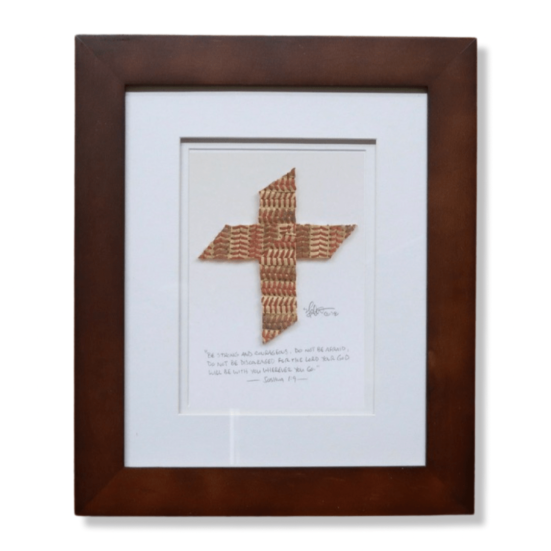 Unique Personalized Authentic Baseball Cross Art Customized Original Artwork Gifts for Men by Groovy Guy