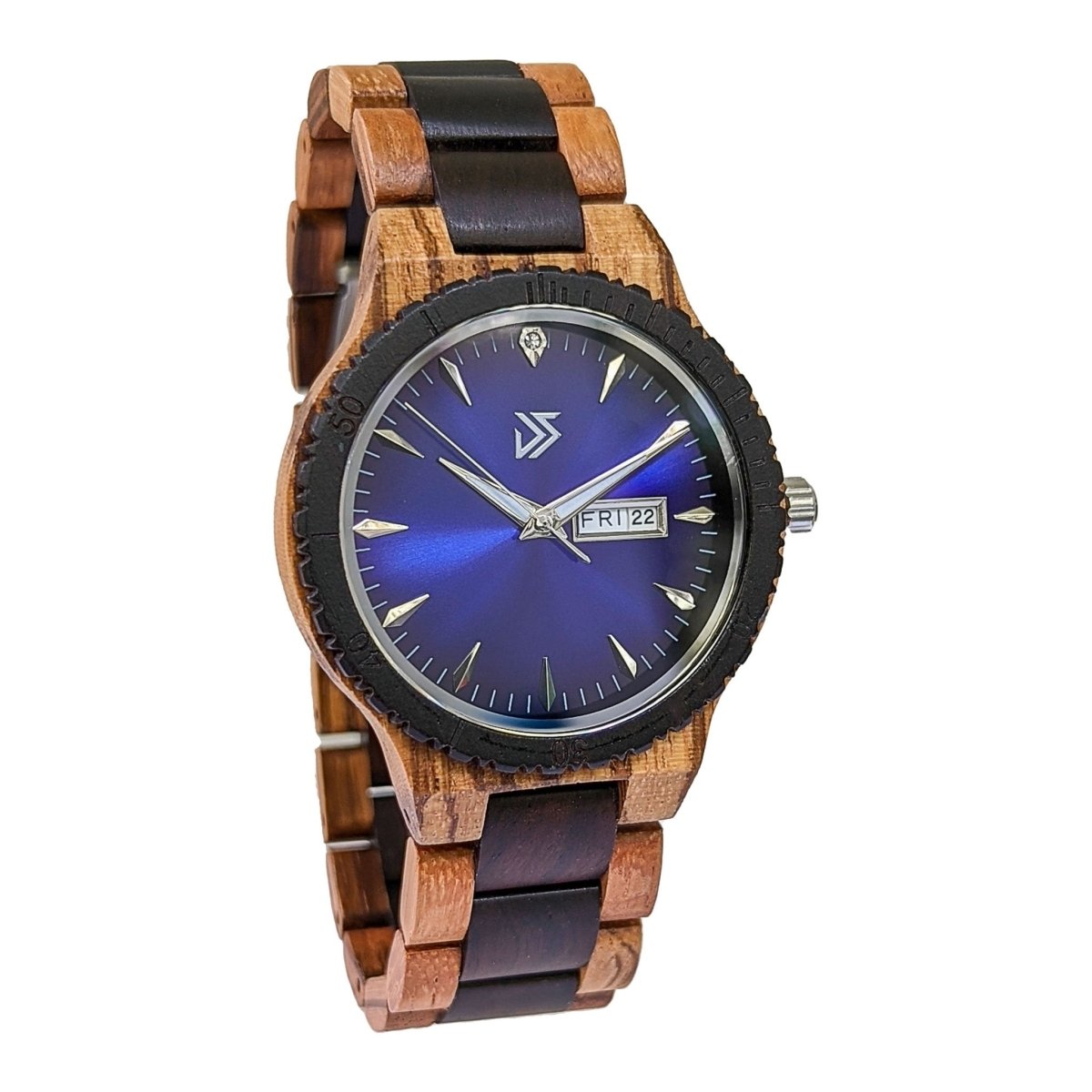 Unique Personalized Justo | Zebra Black Customized Wooden Watch Gifts for Men by Groovy Guy