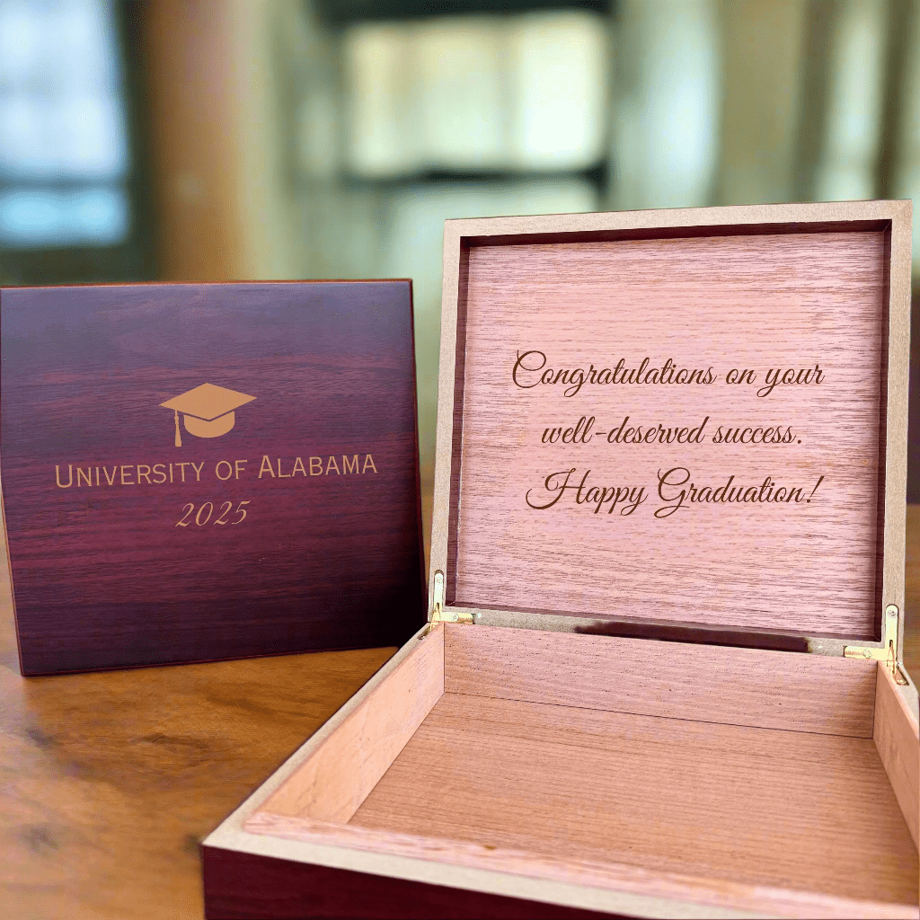 Unique Personalized Graduate's Memory Keepsake Box Customized graduation gifts for him Gifts for Men by Groovy Guy