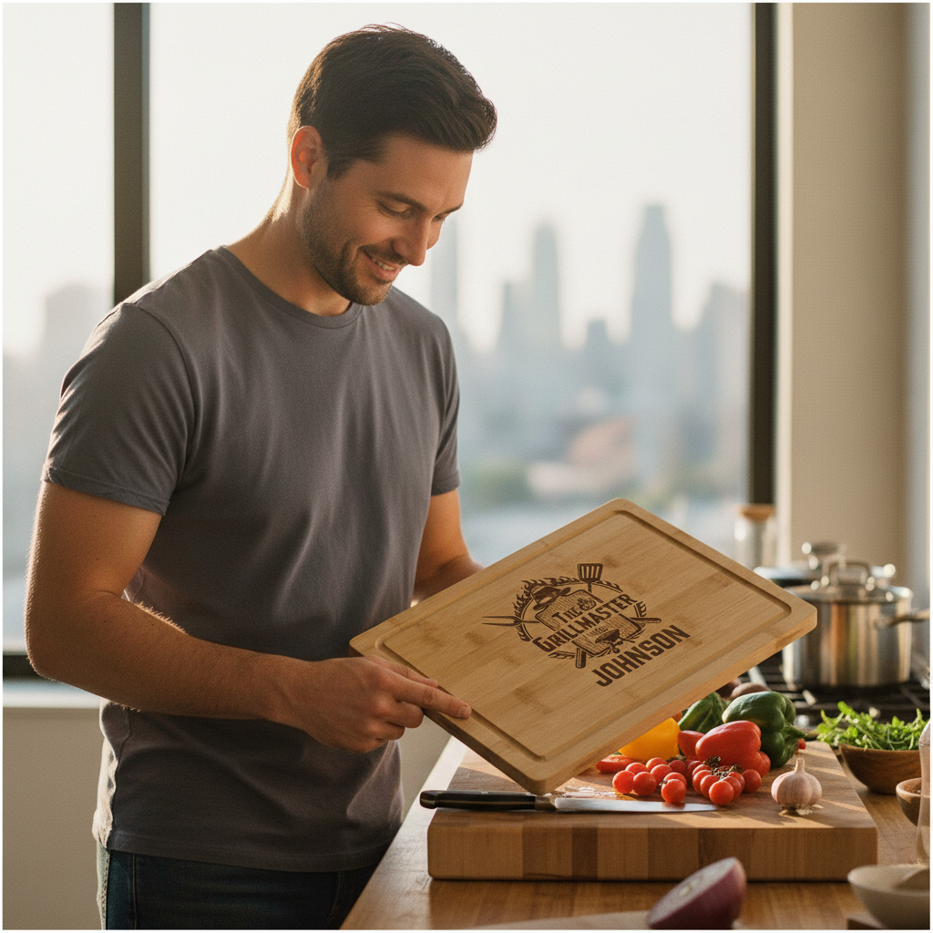 Personalized Grill Master Cutting Board